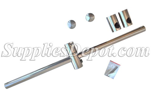 Supplies Depot: Jaclo 3524-SN Adjustable Wall Bar Stainless Steel